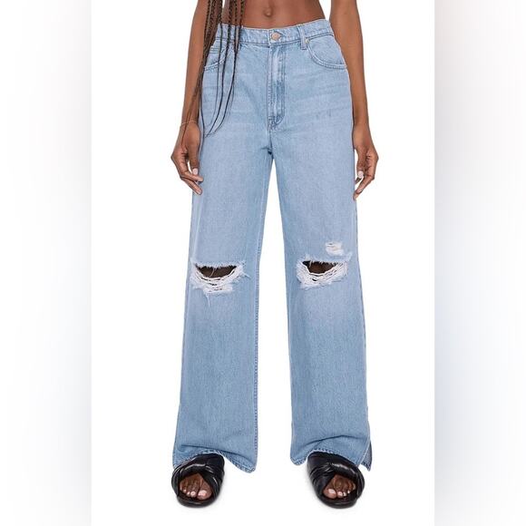 MOTHER Denim - Mother Snacks The Fun Dip Puddle Slice Jeans in Lots of Nibbles Women’s Size 30